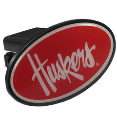 Nebraska Cornhuskers  Plastic Hitch Cover Class III - Flyclothing LLC