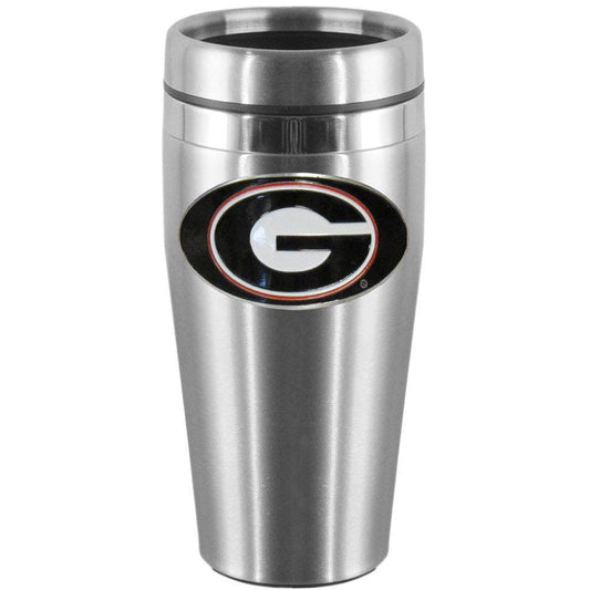 Georgia Bulldogs Steel Travel Mug - Siskiyou Buckle
