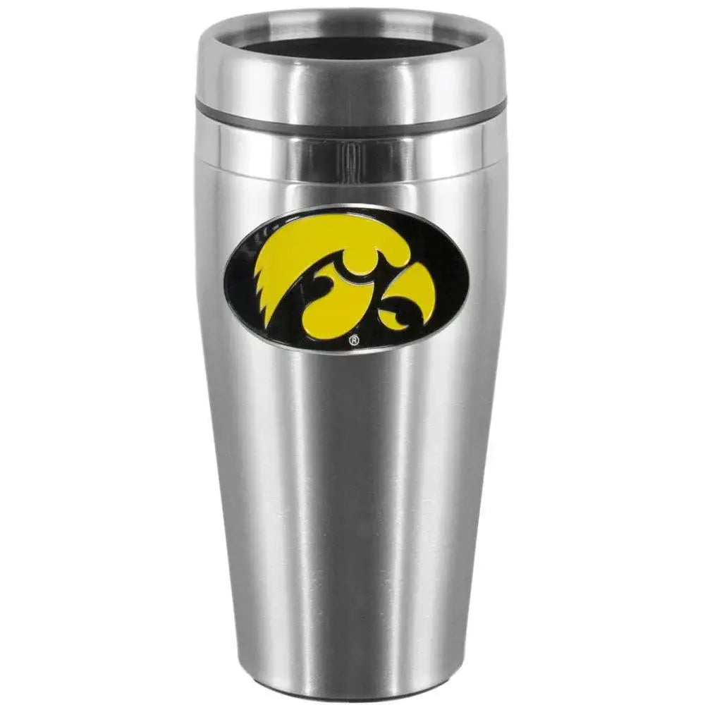 Iowa Hawkeyes Steel Travel Mug - Siskiyou Buckle - Flyclothing LLC