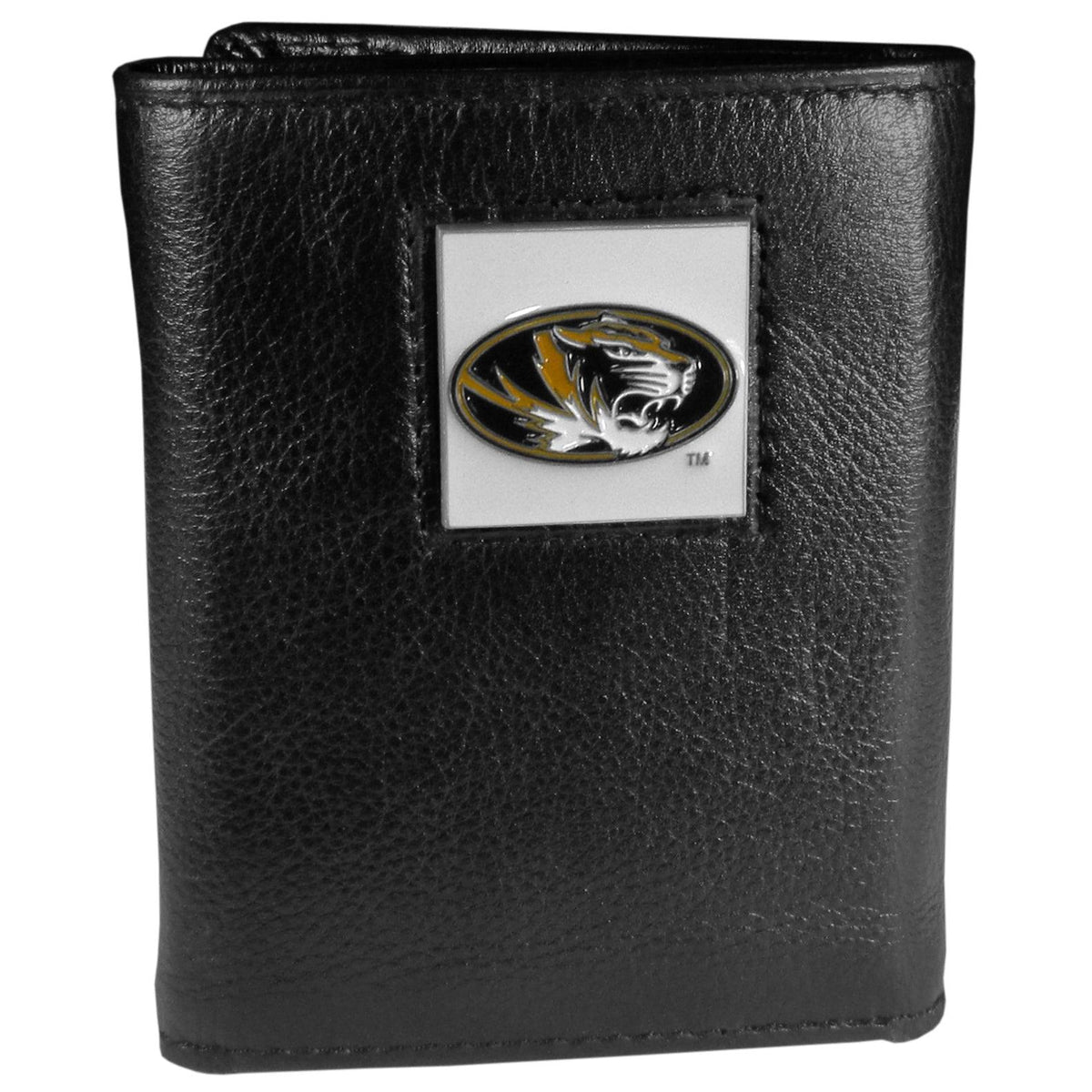 Missouri Tigers Deluxe Leather Tri-fold Wallet Packaged in Gift Box - Flyclothing LLC
