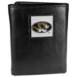 Missouri Tigers Deluxe Leather Tri-fold Wallet - Siskiyou Buckle