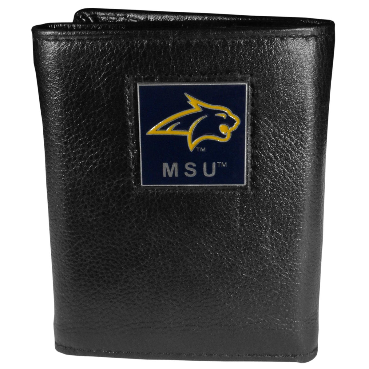 Montana St. Bobcats Deluxe Leather Tri-fold Wallet - Flyclothing LLC