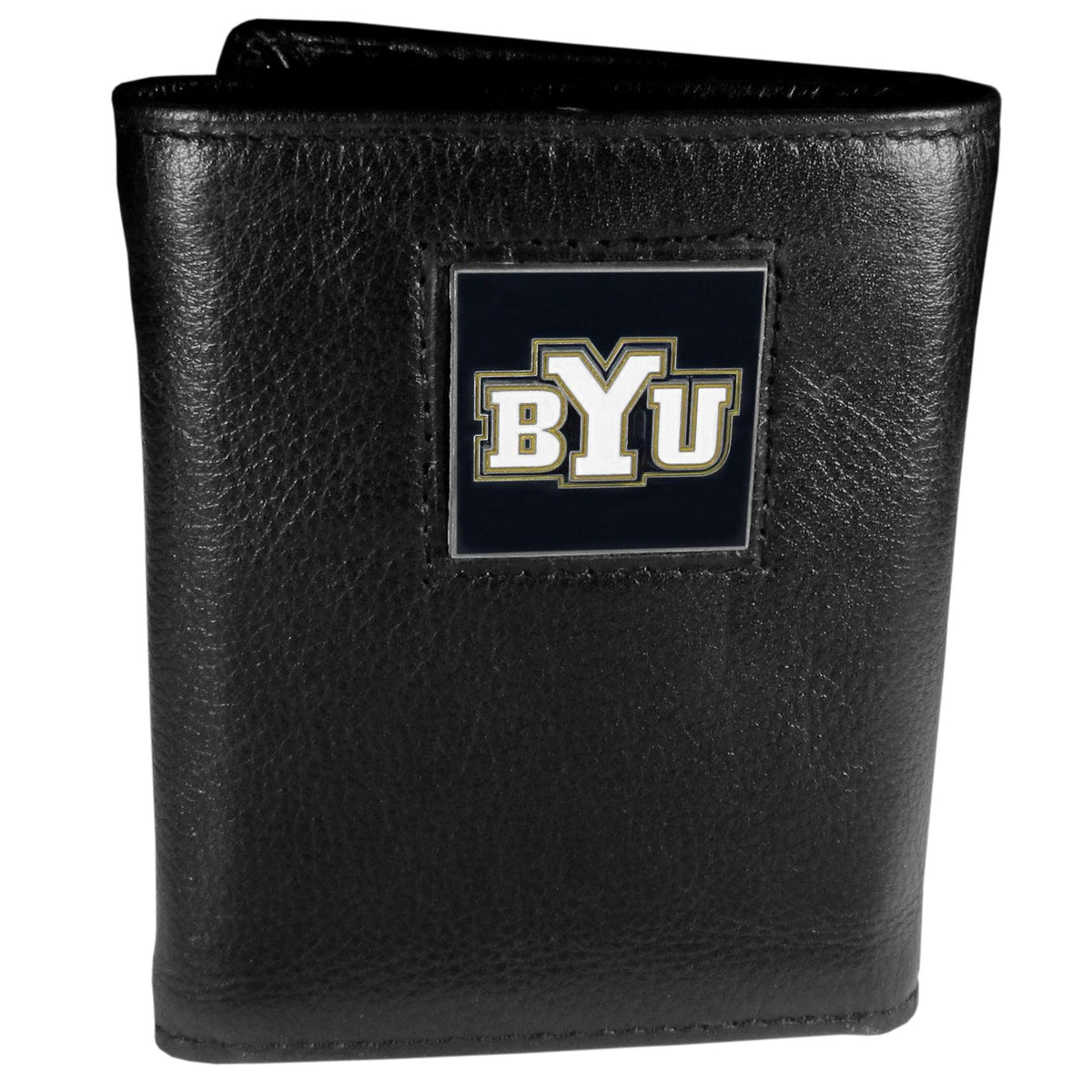 BYU Cougars Deluxe Leather Tri-fold Wallet - Flyclothing LLC