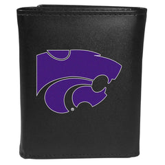 Kansas St. Wildcats Tri-fold Wallet Large Logo - Flyclothing LLC