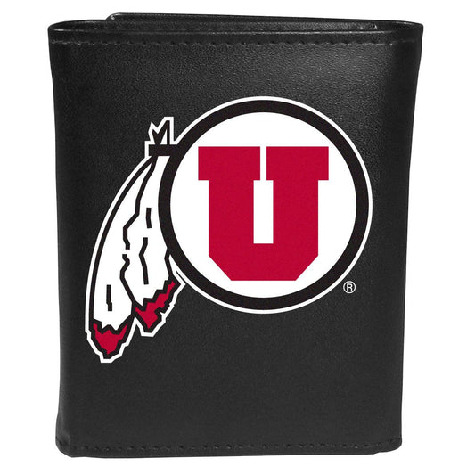 Utah Utes Tri-fold Wallet Large Logo - Flyclothing LLC