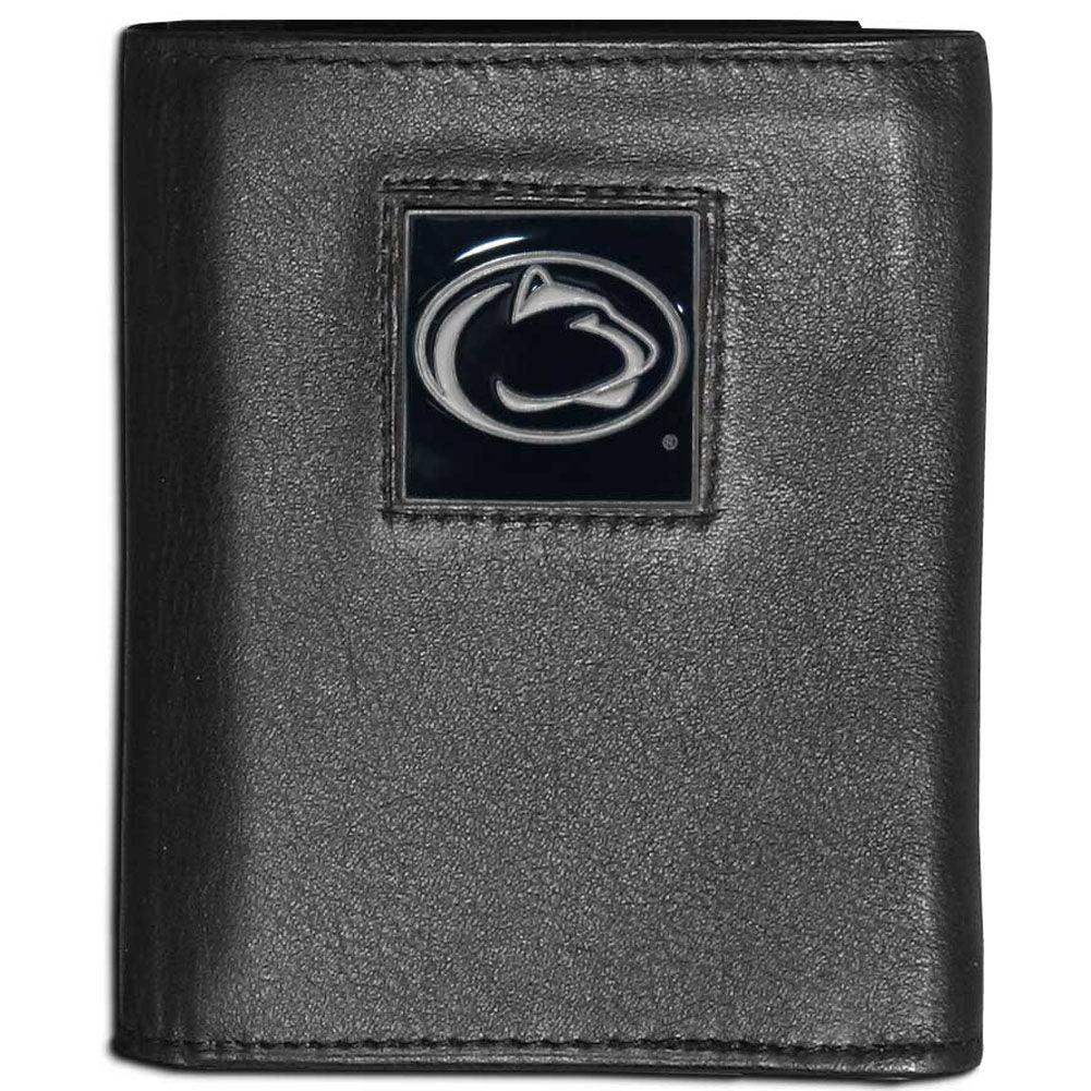 Penn St. Nittany Lions Leather Tri-fold Wallet - Siskiyou Buckle - Flyclothing LLC