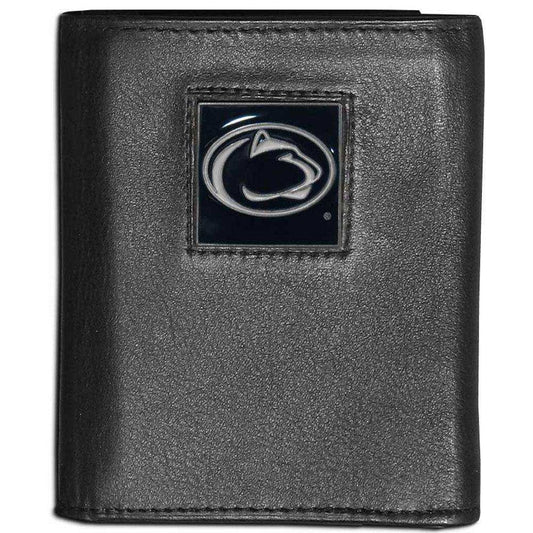 Penn St. Nittany Lions Leather Tri-fold Wallet - Siskiyou Buckle - Flyclothing LLC