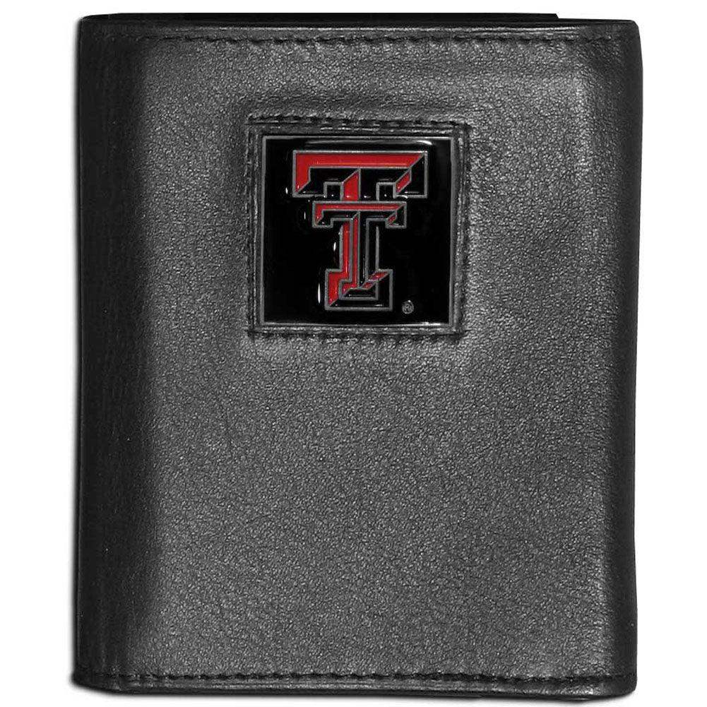 Texas Tech Raiders Leather Tri-fold Wallet - Siskiyou Buckle - Flyclothing LLC