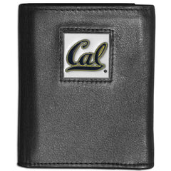 Cal Berkeley Bears Leather Tri-fold Wallet - Siskiyou Buckle