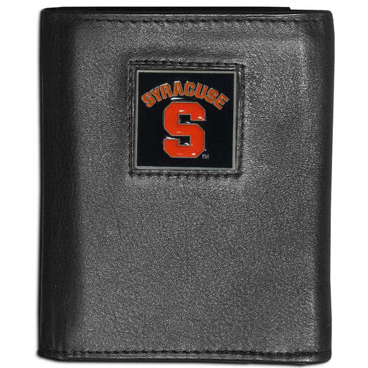 Syracuse Orange Leather Tri-fold Wallet - Flyclothing LLC