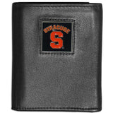 Syracuse Orange Leather Tri-fold Wallet - Siskiyou Buckle