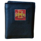Iowa St. Cyclones Leather Tri-fold Wallet - Siskiyou Buckle