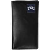 TCU Horned Frogs Leather Tall Wallet - Siskiyou Buckle