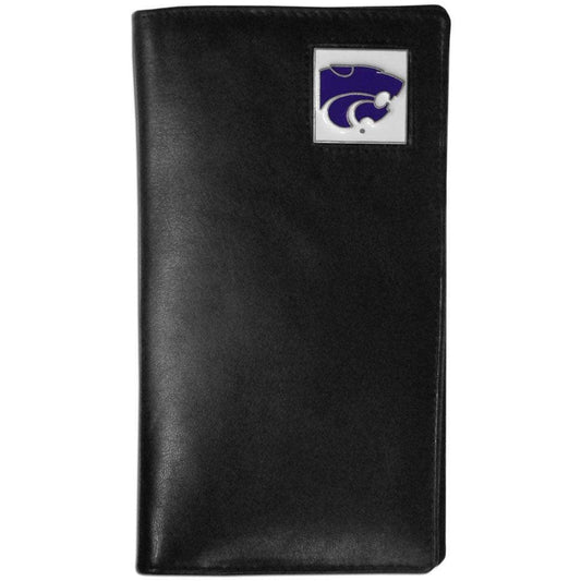 Kansas St. Wildcats Leather Tall Wallet - Siskiyou Buckle