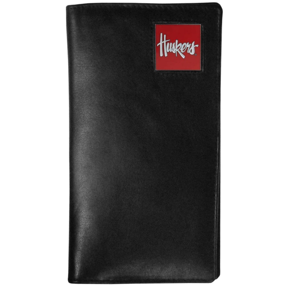 Nebraska Cornhuskers Leather Tall Wallet - Siskiyou Buckle