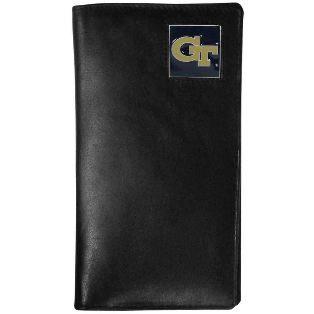 Georgia Tech Yellow Jackets Leather Tall Wallet - Siskiyou Buckle