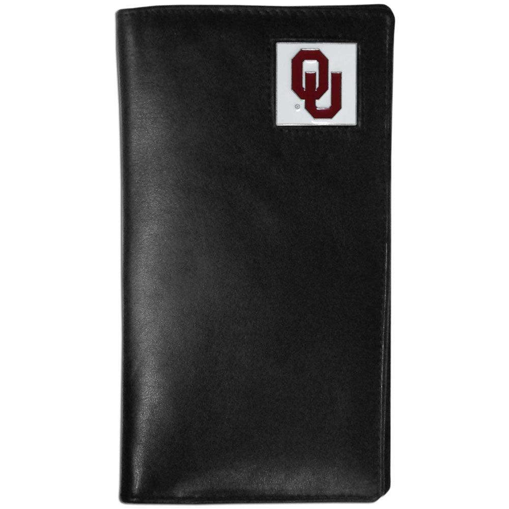 Oklahoma Sooners Leather Tall Wallet - Siskiyou Buckle