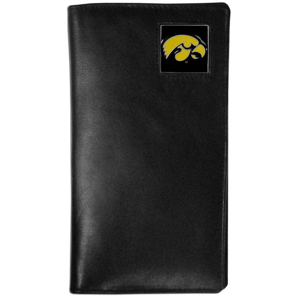 Iowa Hawkeyes Leather Tall Wallet - Siskiyou Buckle - Flyclothing LLC
