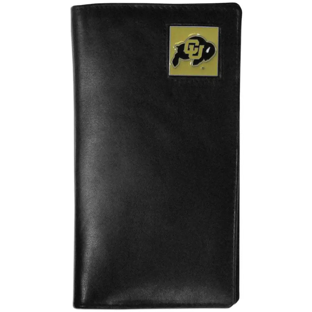 Colorado Buffaloes Leather Tall Wallet - Siskiyou Buckle - Flyclothing LLC