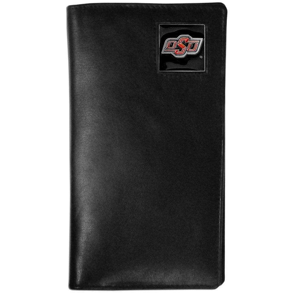 Oklahoma State Cowboys Leather Tall Wallet - Siskiyou Buckle
