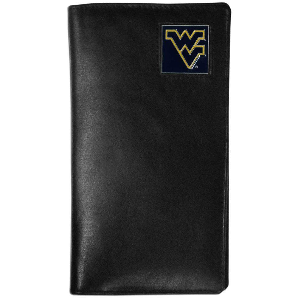 W. Virginia Mountaineers Leather Tall Wallet - Siskiyou Buckle