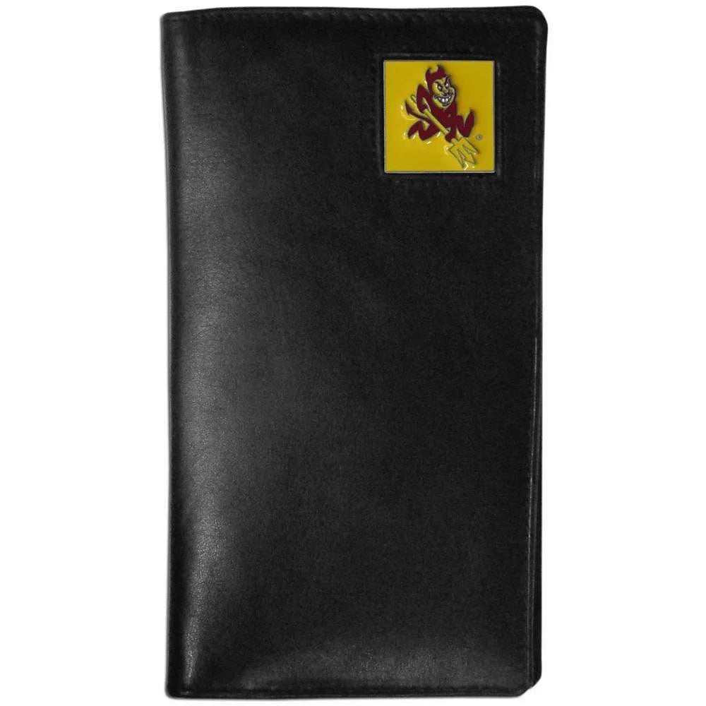 Arizona St. Sun Devils Leather Tall Wallet - Siskiyou Buckle