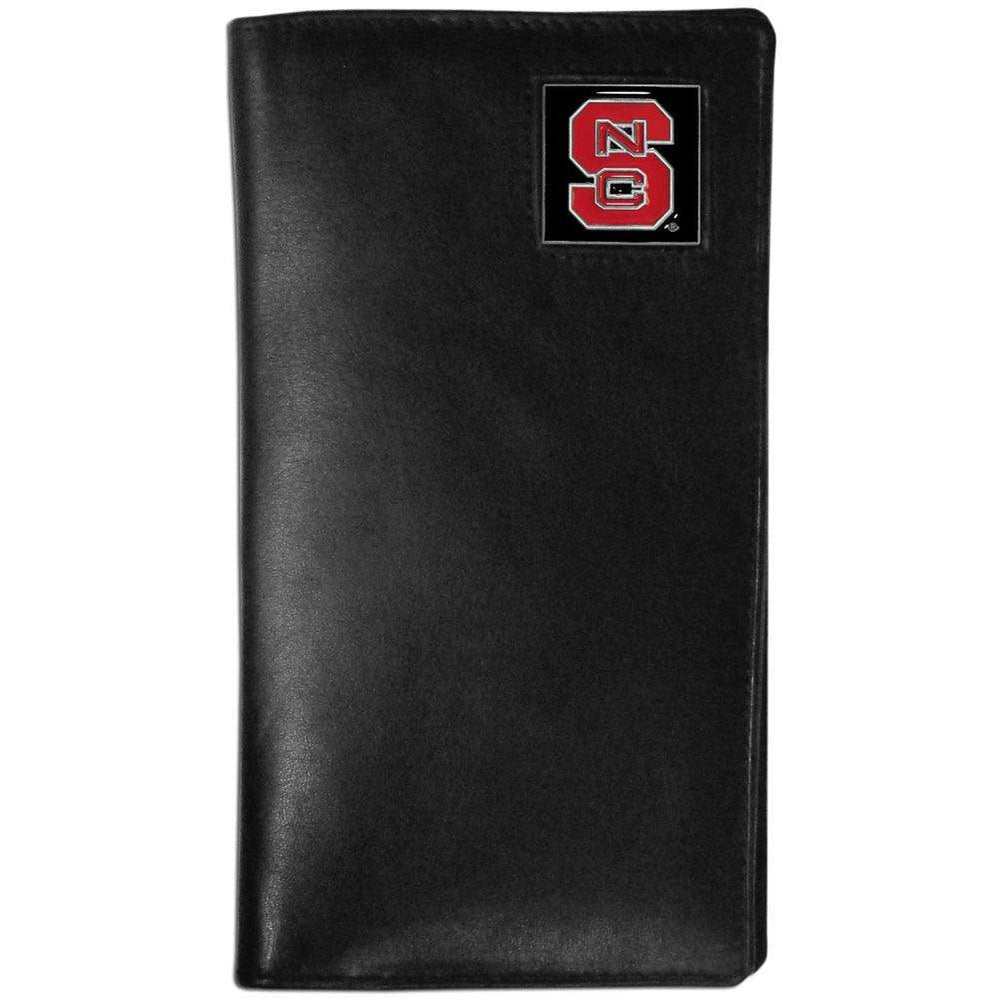 N. Carolina St. Wolfpack Leather Tall Wallet - Siskiyou Buckle