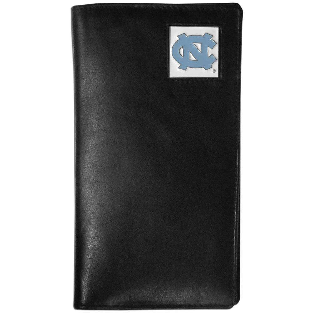 N. Carolina Tar Heels Leather Tall Wallet - Siskiyou Buckle
