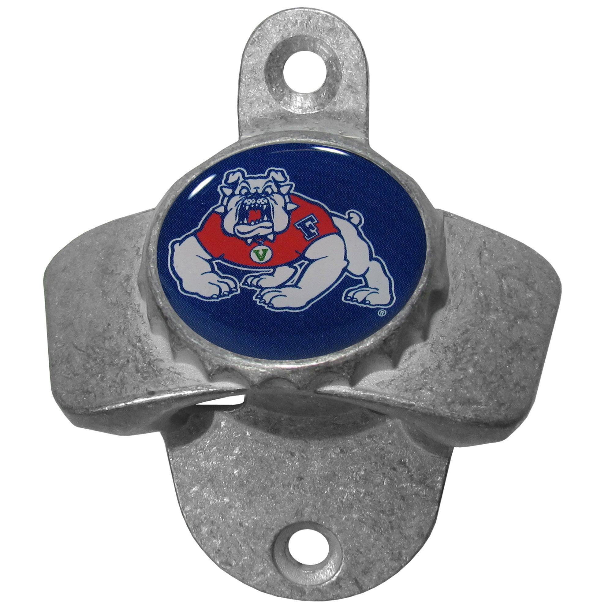 Fresno St. Bulldogs Wall Mounted Bottle Opener - Siskiyou Buckle