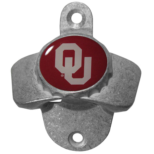 Oklahoma Sooners Wall Mounted Bottle Opener - Siskiyou Buckle