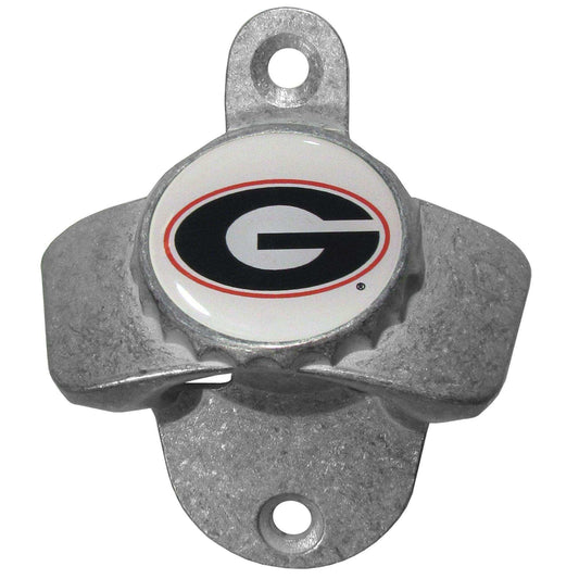Georgia Bulldogs Wall Mounted Bottle Opener - Siskiyou Buckle - Flyclothing LLC