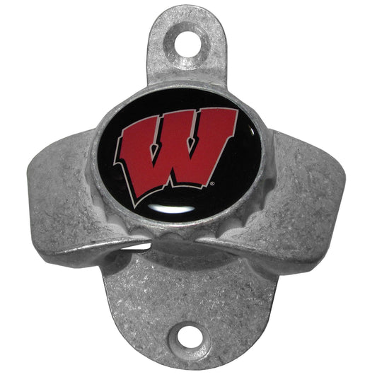 Wisconsin Badgers Wall Mounted Bottle Opener - Flyclothing LLC