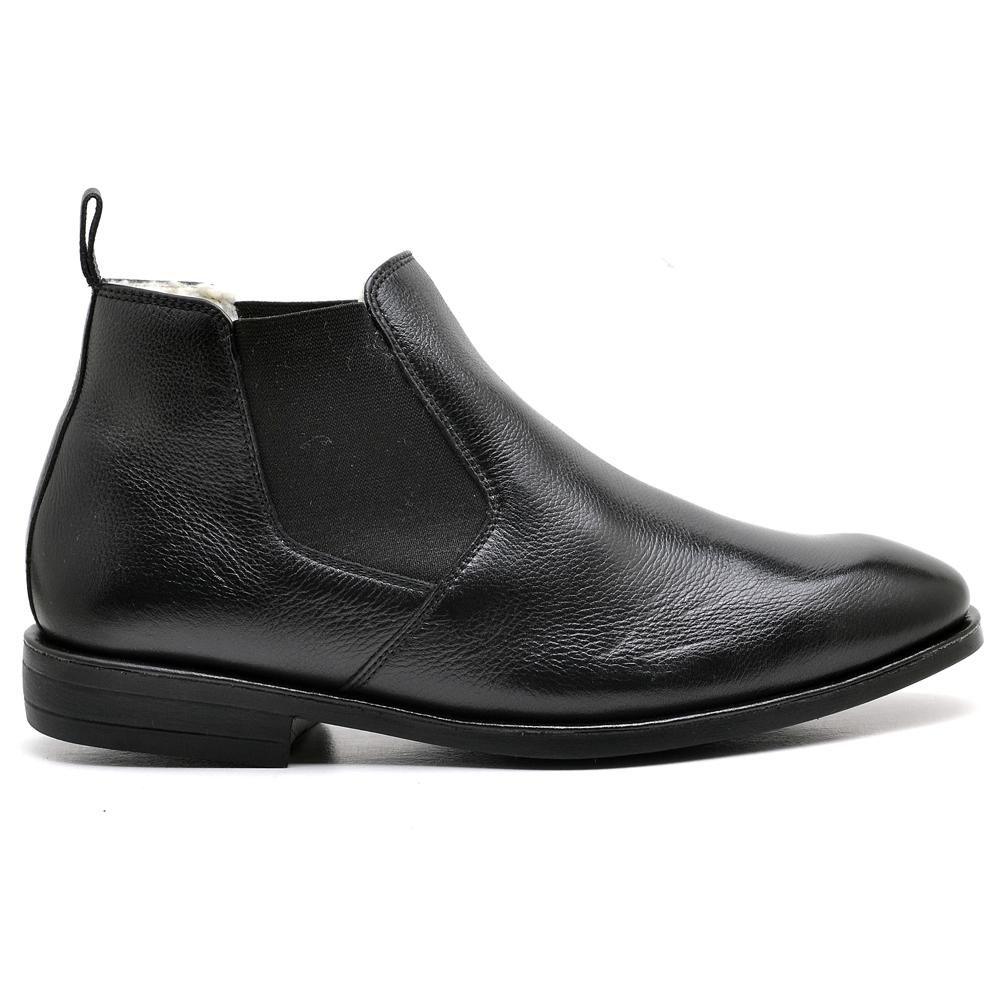 Sandro Moscoloni Men's Chelsea Boot Hotfeet Black - Flyclothing LLC