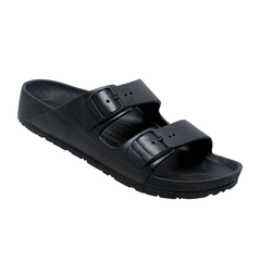 Men's Two Band Sandals Black - Flyclothing LLC