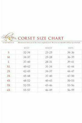 Daisy Corsets Top Drawer Premium 4 PC Superhero Corset Costume