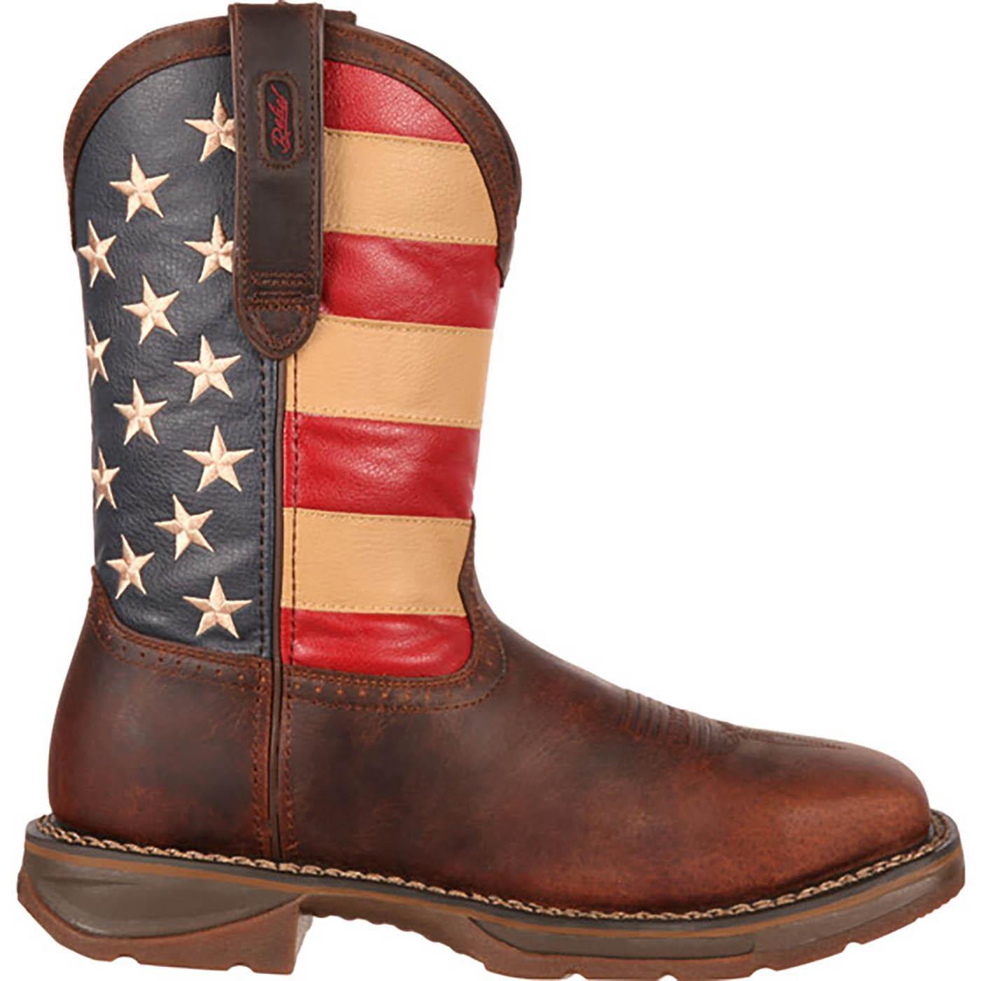 Rebel™ by Durango® Steel Toe Flag Western Flag Boot - Flyclothing LLC