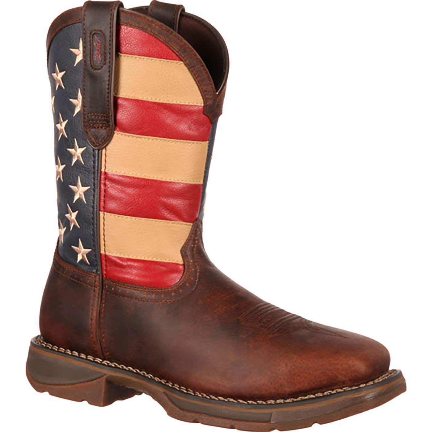 Rebel™ by Durango® Steel Toe Flag Western Flag Boot - Durango - Flyclothing LLC