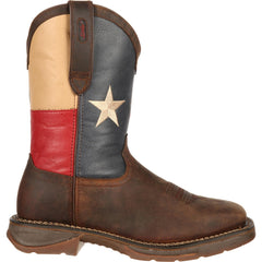 Rebel™ by Durango® Steel Toe Texas Flag Western Boot - Flyclothing LLC