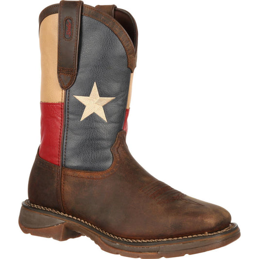 Rebel™ by Durango® Steel Toe Texas Flag Western Boot - Durango
