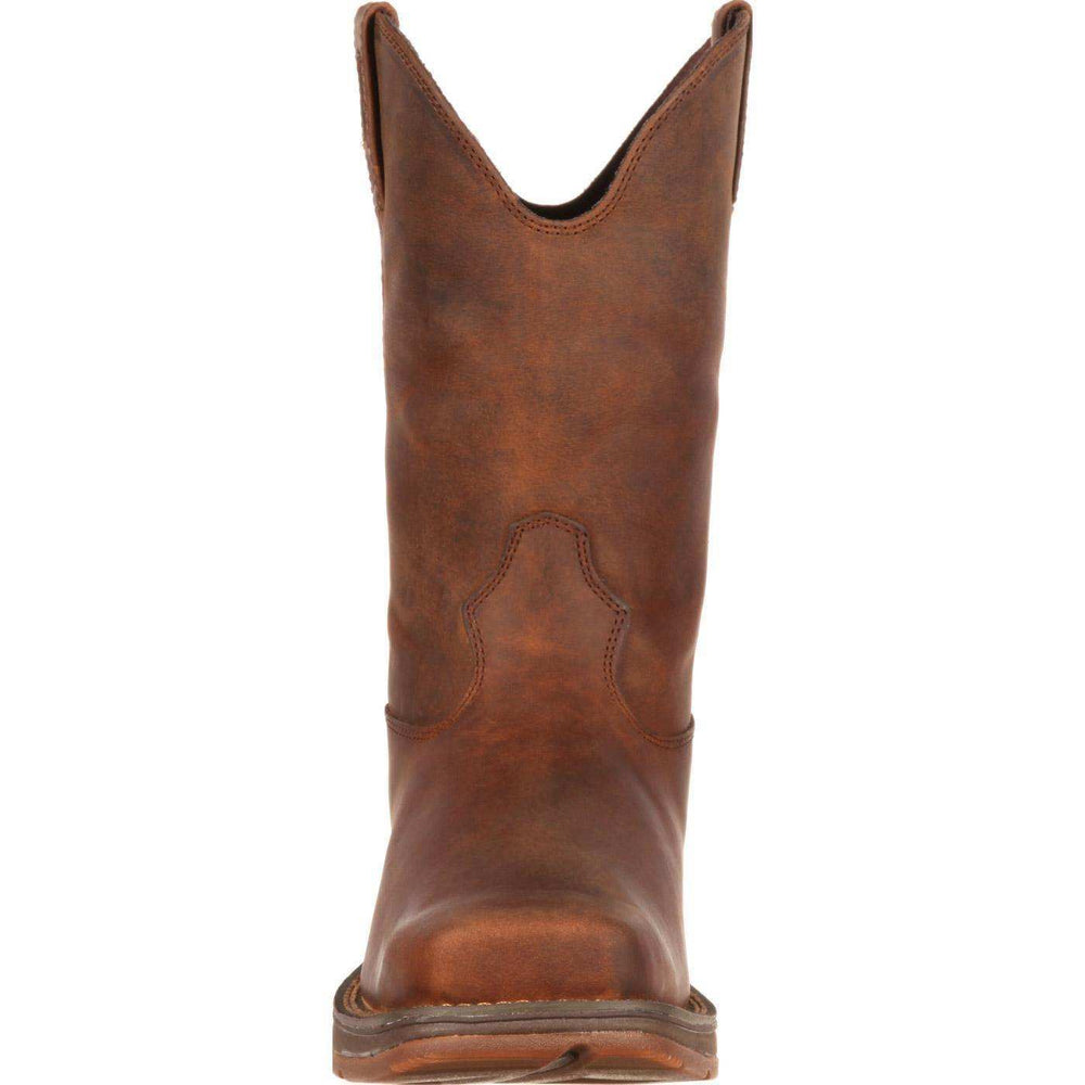 Rebel™ by Durango® Brown Pull-On Western Boot - Durango - Flyclothing LLC