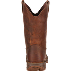 Rebel™ by Durango® Brown Pull-On Western Boot - Flyclothing LLC