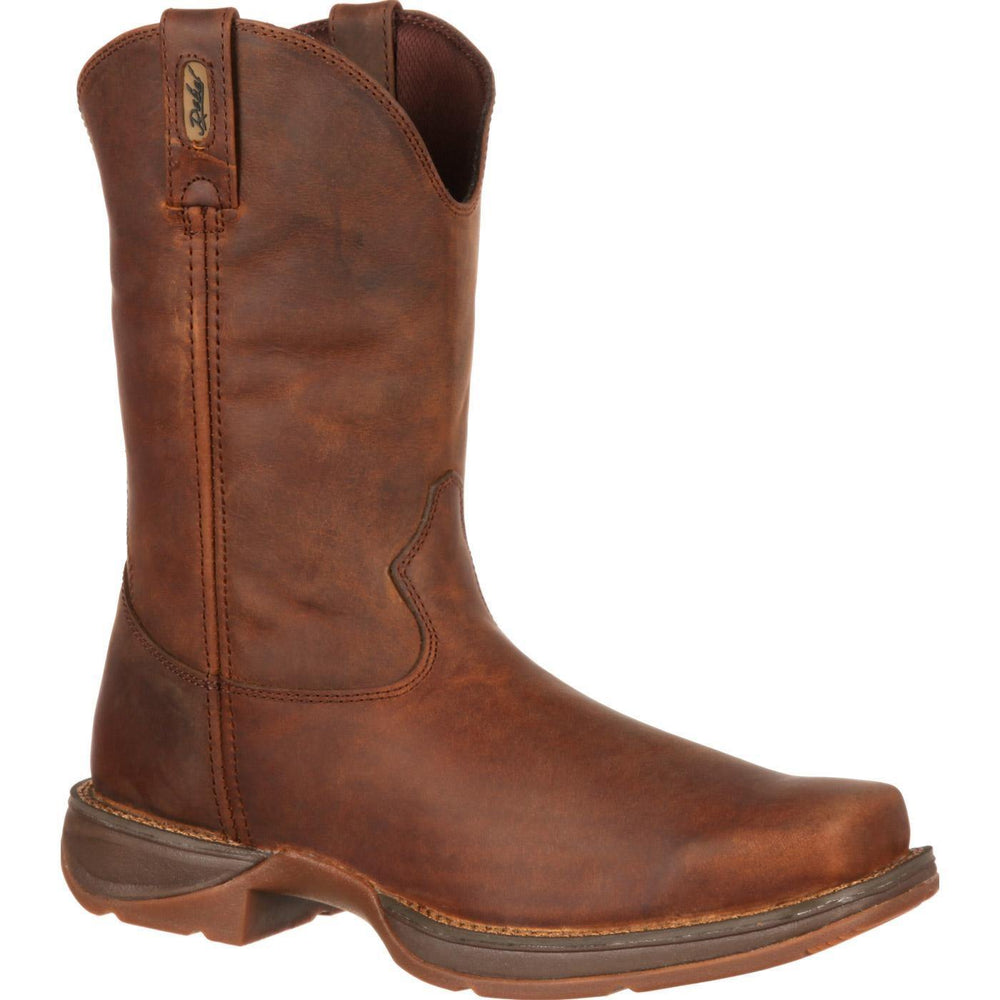 Rebel™ by Durango® Brown Pull-On Western Boot - Durango