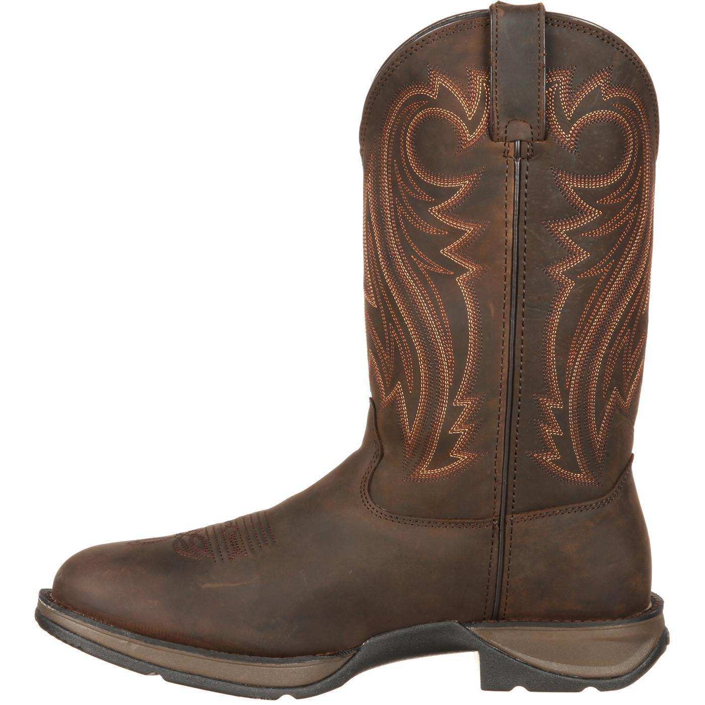 Rebel™ by Durango® Chocolate Pull-On Western Boot - Durango - Flyclothing LLC