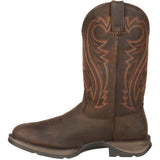 Rebel™ by Durango® Chocolate Pull-On Western Boot - Durango - Flyclothing LLC