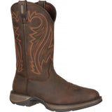 Rebel™ by Durango® Chocolate Pull-On Western Boot - Durango - Flyclothing LLC