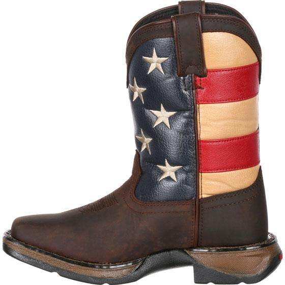 Lil' Rebel™ by Durango® Little Kids' Flag Western Boot - Durango - Flyclothing LLC