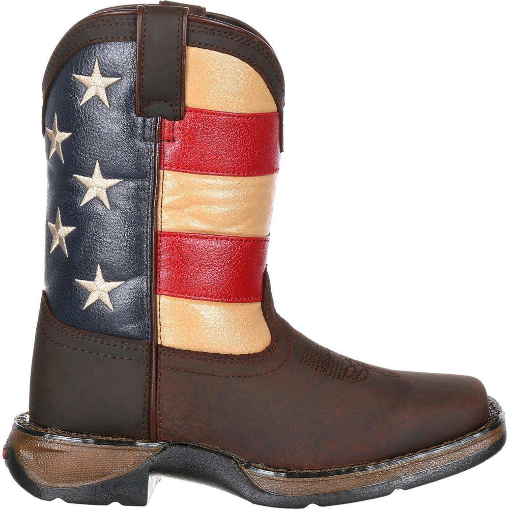 Lil' Rebel™ by Durango® Big Kids' Flag Western Boot - Durango - Flyclothing LLC