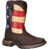 Lil' Rebel™ by Durango® Big Kids' Flag Western Boot - Durango - Flyclothing LLC