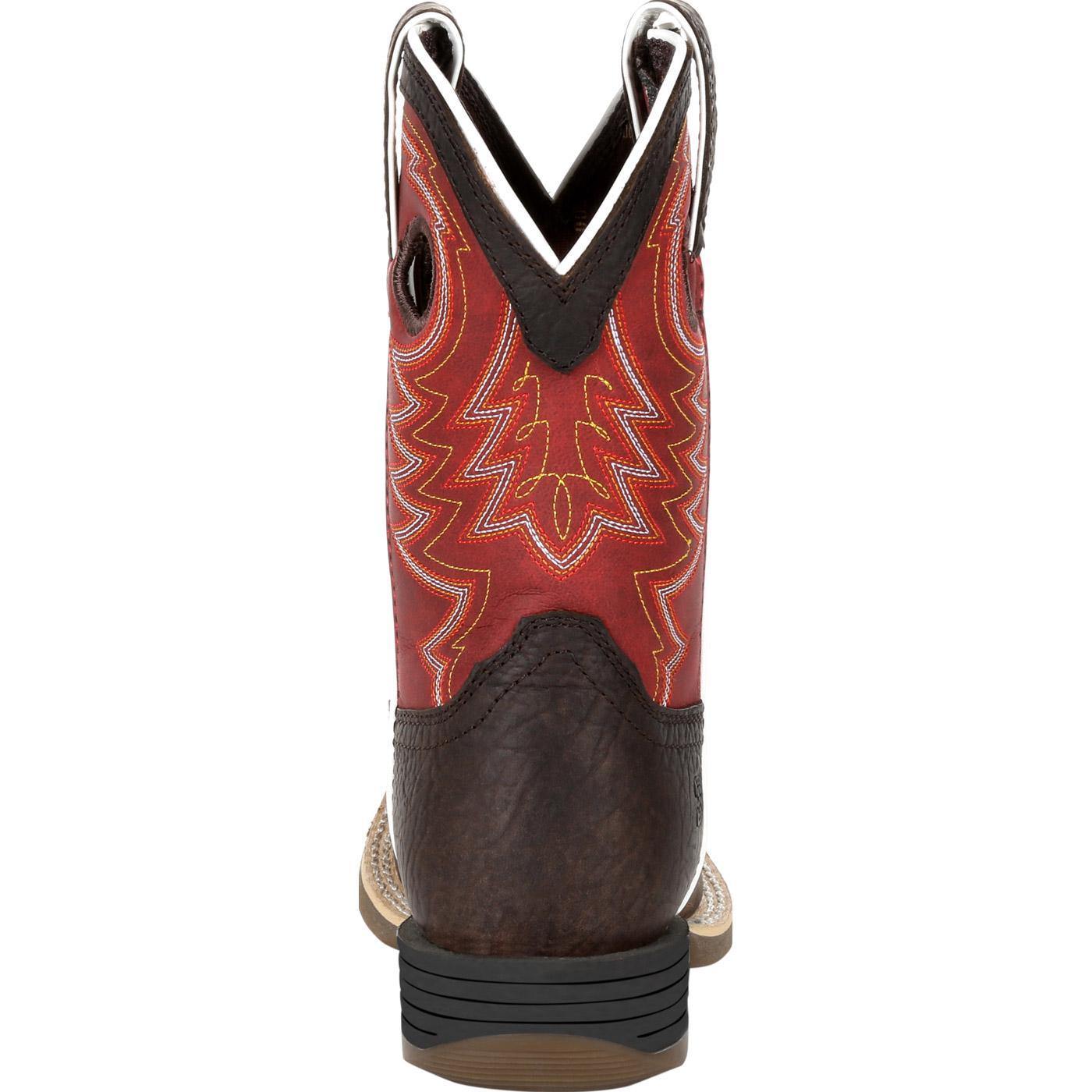 Durango® Lil' Rebel Pro™ Little Kid's Red Western Boot - Durango