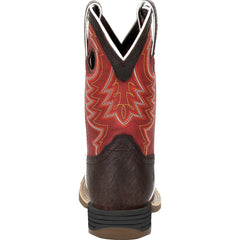 Durango® Lil' Rebel Pro™ Big Kid's Red Western Boot - Flyclothing LLC